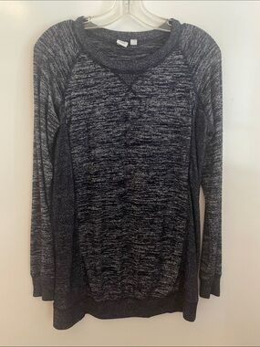Gap Maternity Black Tunic Lightweight Sweater Size Small
